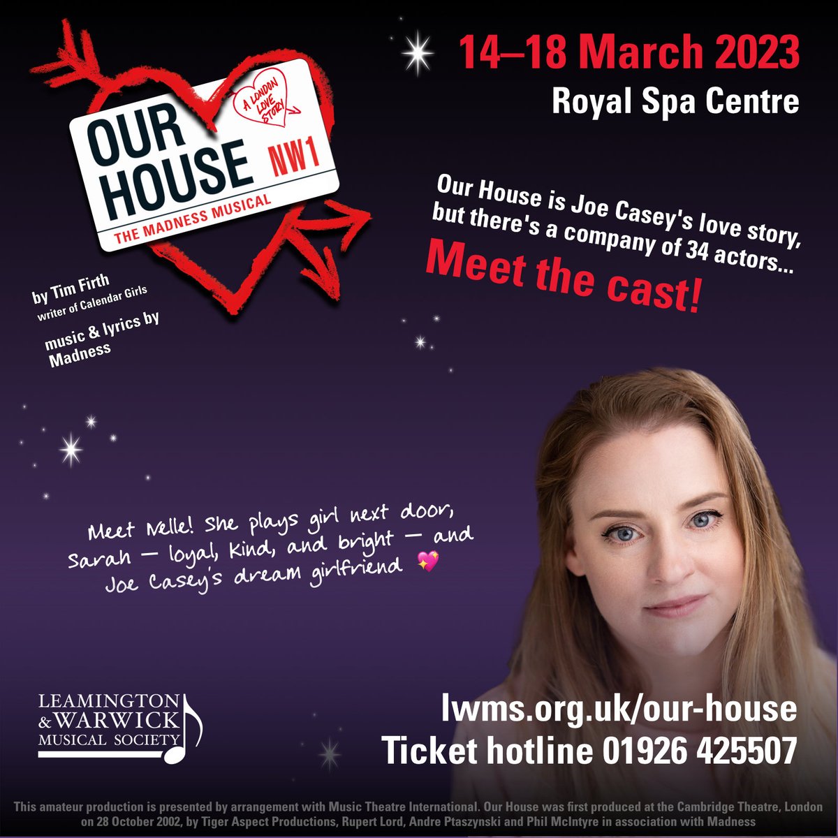 Meet the cast of Our House, the Madness Musical – playing in Leamington from 14-18 March – tickets are selling fast! See lwms.org.uk/our-house for details
