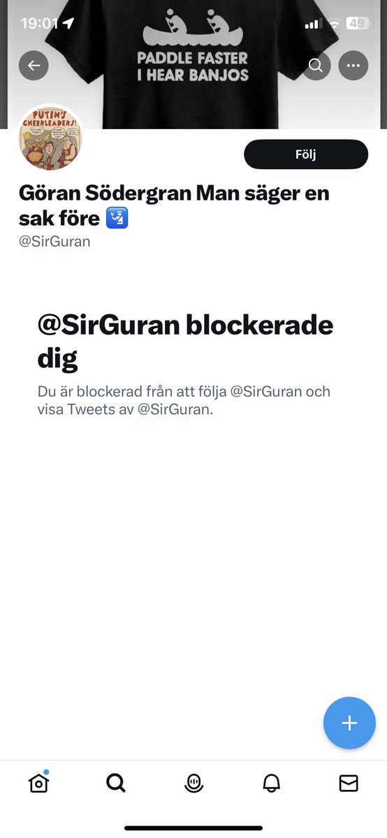 Macmodigh's tweet photo. @SirGuran Pinsamma Göran, kröp du fram nu?? 😂 https://t.co/O1ITN4VPQK