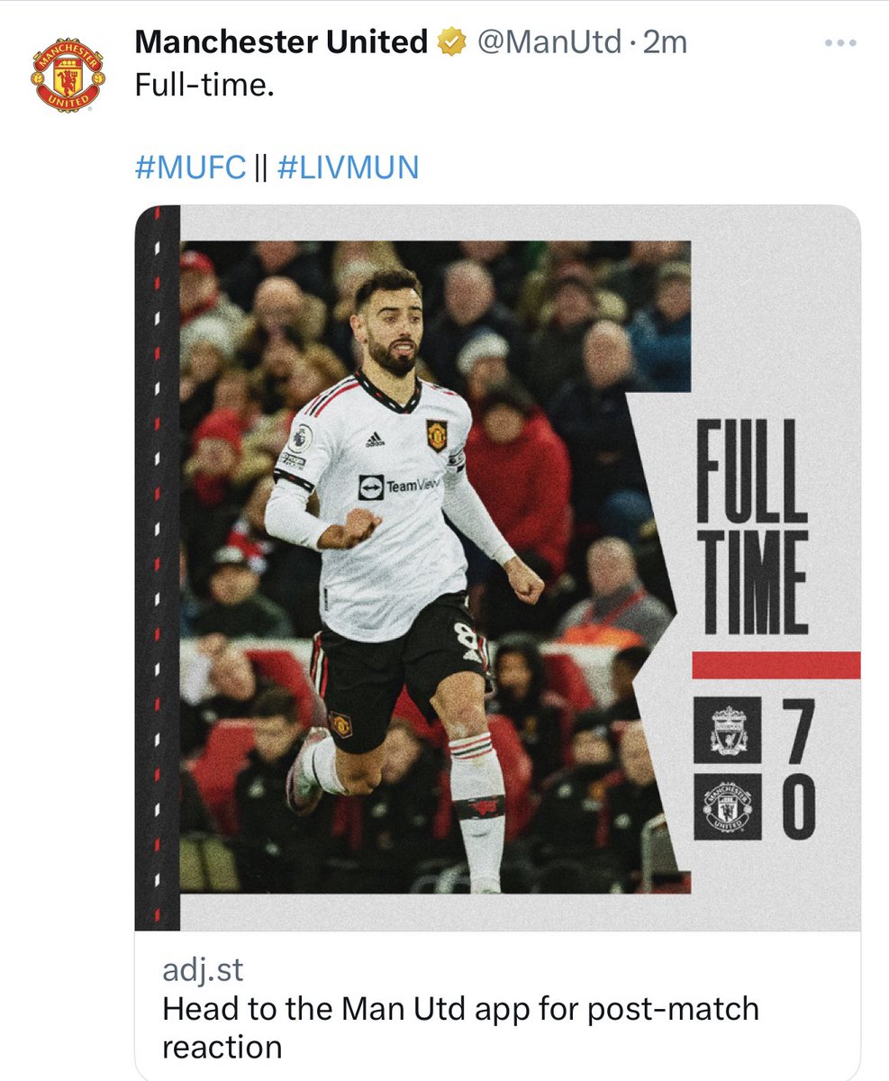 If you squint at it - it’s 1-0 as far as I can see…..