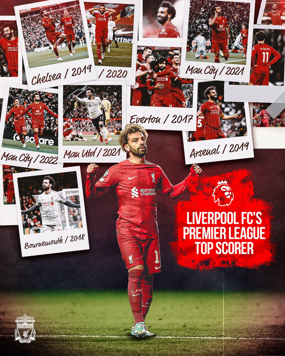 LFCIndonesia's tweet photo. Pencetak gol terbanyak The Reds di #PL 🙌

𝐒𝐚𝐧𝐠 𝐑𝐚𝐣𝐚! 👑🇪🇬 https://t.co/xuN5Vb33UH