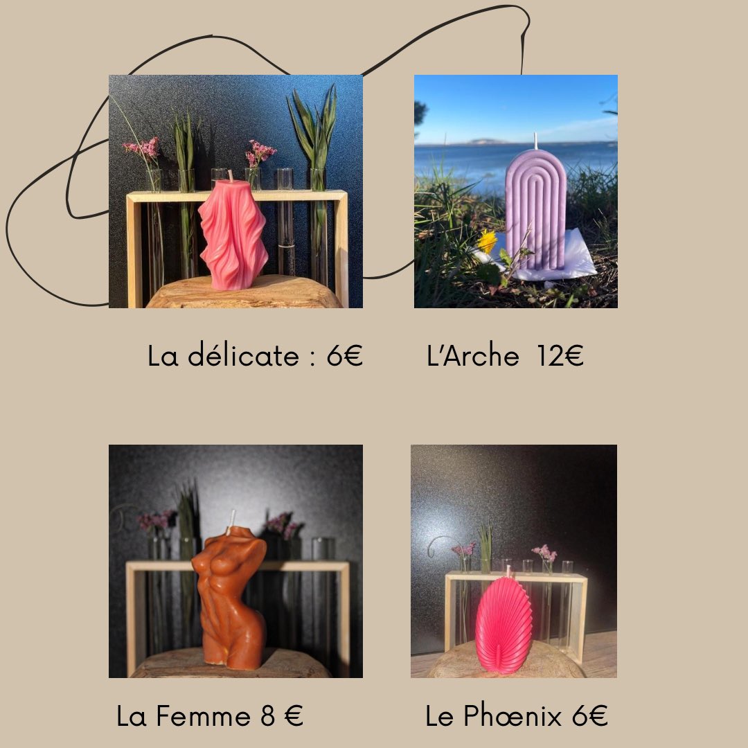 LnsIrina's tweet photo. Nos bougies artisanales. Vous pouvez nous suivre sur Instagram , Facebook , Vinted et Tik tok —> les bougies d’Iraume https://t.co/uAMnDejn0W