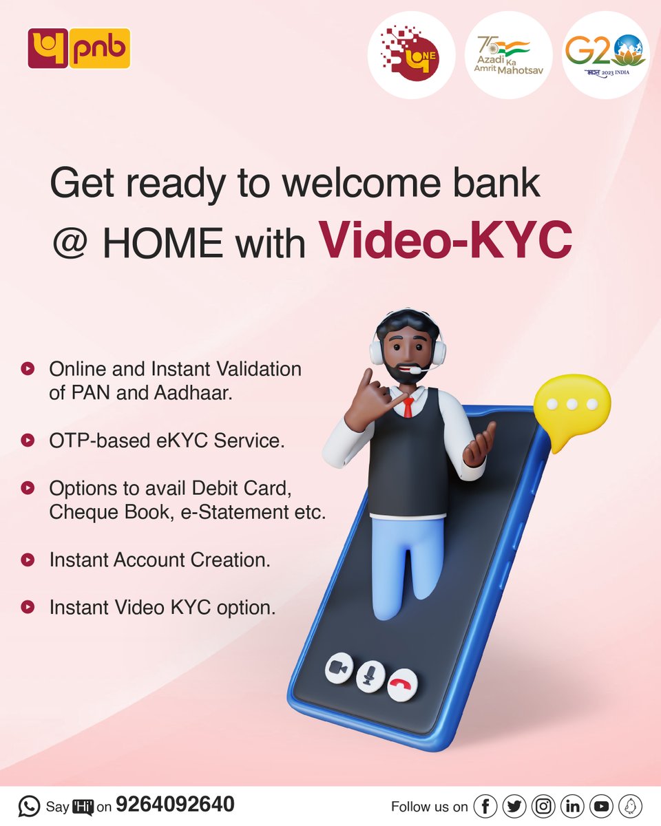 Punjab National Bank on Twitter "Get your KYC done in minutes with our
