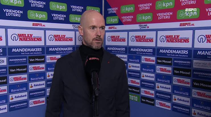 Madeira7i's tweet photo. 🎙️Erik Ten Hag : 

“We conceded 7 goals against Liverpool in honour of Cristiano Ronaldo.” https://t.co/F3GVGr5WlK
