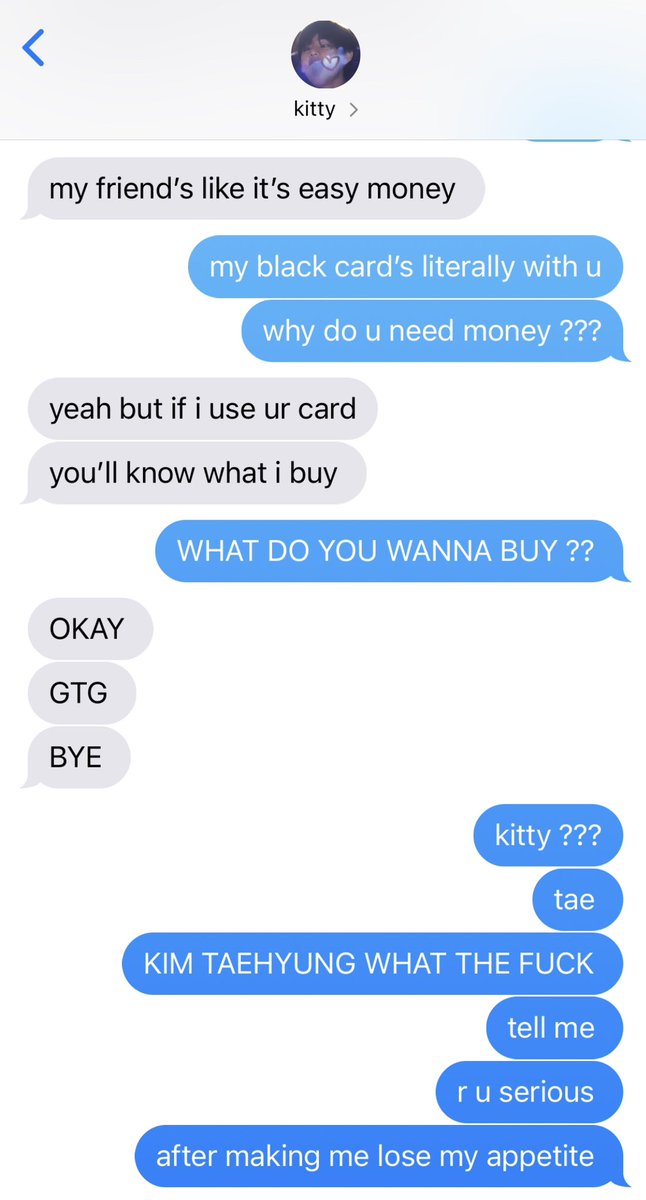 brattykv's tweet photo. no love zone universe 🖤 #taekook

chaotic text conversation between (frantic texter) taehyung and (reluctant replier) jeongguk https://t.co/wjRwvJwaB6