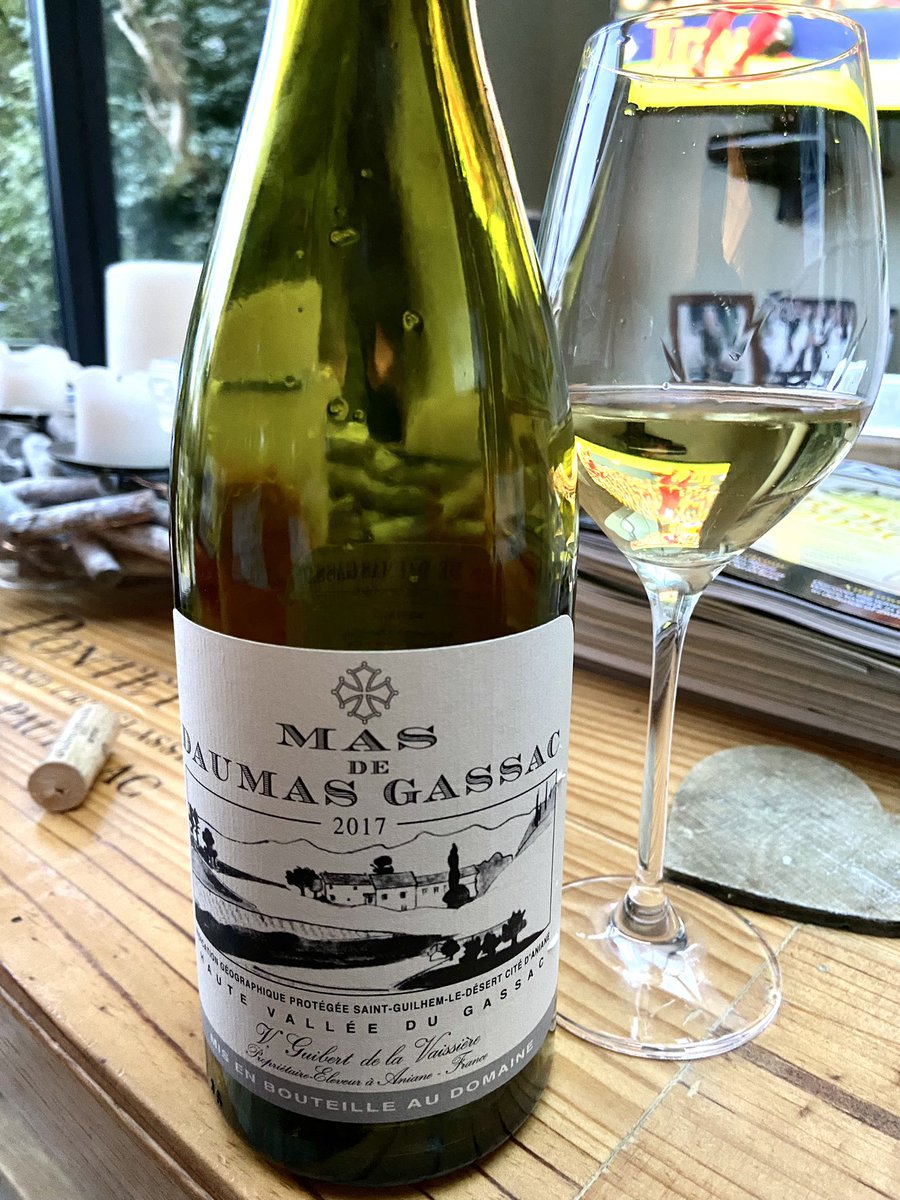 I enjoyed this whilst watching <a href="/LFC/">Liverpool FC</a> win 7-0 just now! <a href="/MasDaumasGassac/">Mas de Daumas Gassac</a> @DaumasGassac great white wine nearly 6 years old lovely notes of honey &amp; peach with mineral and citrus palate 😄 <a href="/WaudWines/">Waud Wines</a> <a href="/RealWineGuru/">#Wine Guru🍷</a> <a href="/chriswinedoctor/">Chris Kissack</a> <a href="/VinsduLanguedoc/">Vins du Languedoc</a>
