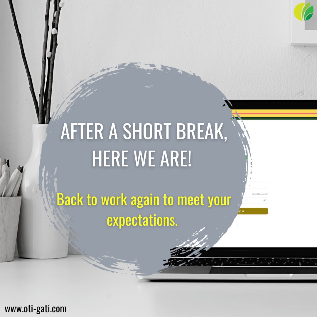OTIGATI's tweet image. Back to work after a long weekend. Keep your eye on this page. New releases coming soon. #remotework #virtualwork #workfromhome