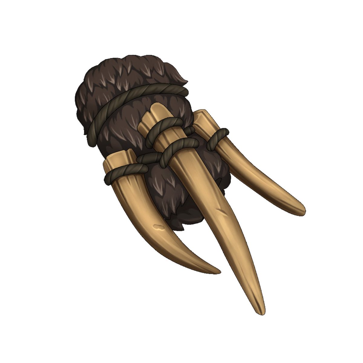 As legend would have it
‘The Search’, when its done
Finds a legendary weapon
That’s it, only one. 

All across CaveWorld
There is nothing fiercer
Than entering battle with
Mammoth Slayer’s Tusk Piercer