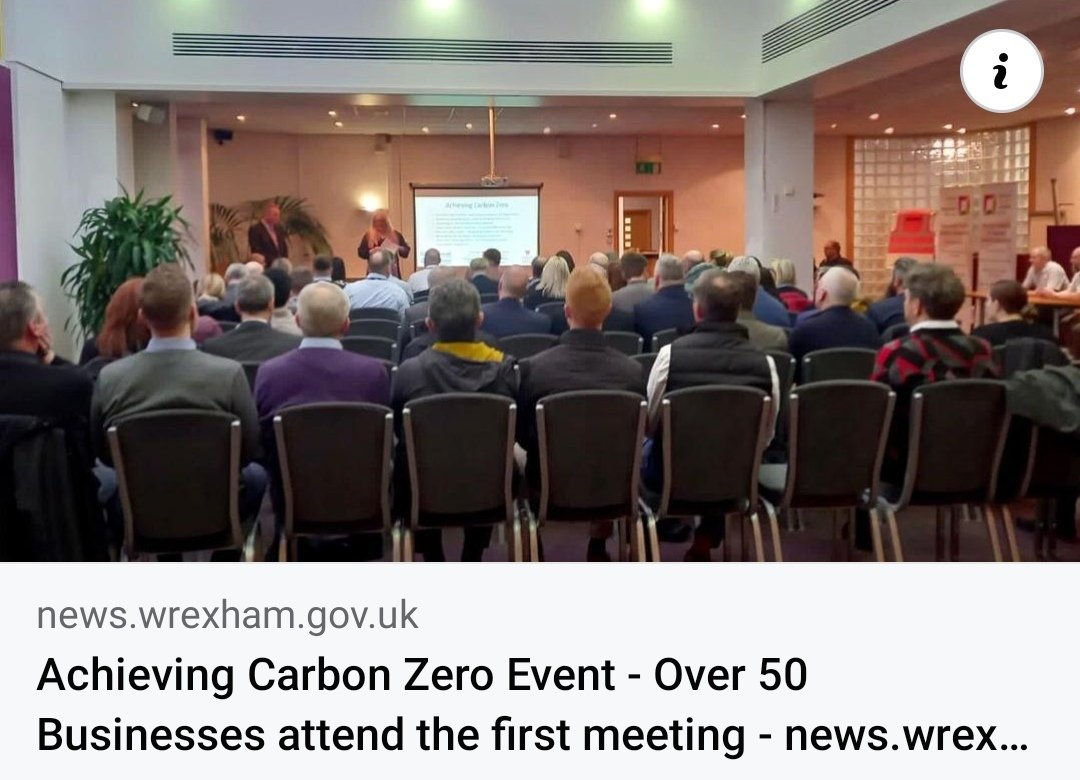 The Wrexham’s Achieving #CarbonZero Forum was successfully launched with 𝗟𝗶𝘁𝗲𝗴𝗿𝗲𝗲𝗻 as guest speakers! 🌍 The forum by @WxmBizSupport & @wrexhamcbc is a big step in reducing #carbon emissions & creating a #sustainable future for #Wrexham🏴󠁧󠁢󠁷󠁬󠁳󠁿 ℹ️news.wrexham.gov.uk/over-50-busine…