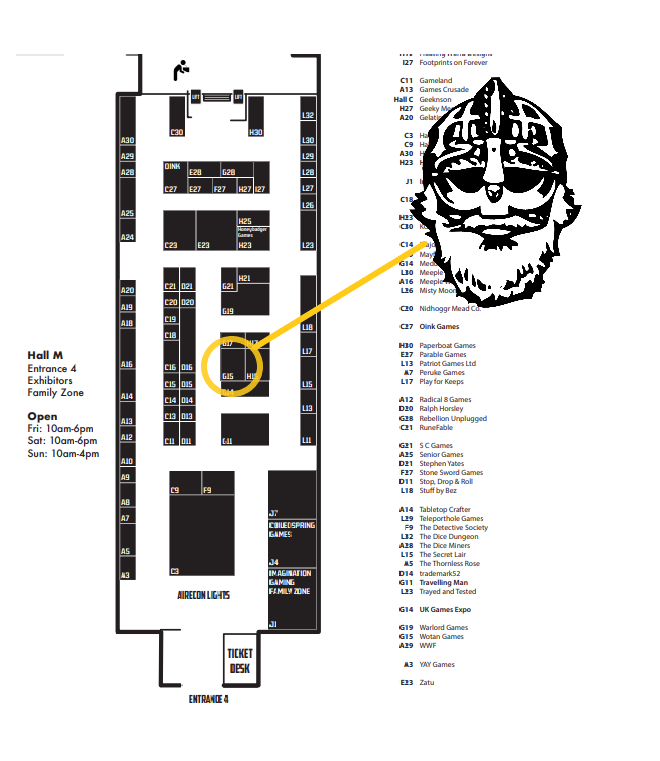 Wot9R's tweet photo. March 9th - 12th, meet us in Harrogate at @aireconuk, Stand G15 looking forward to seeing Medusa Games, @YayGamesUK @Gen42games @CardsOrDie and many more. https://t.co/7eL2EsltXy