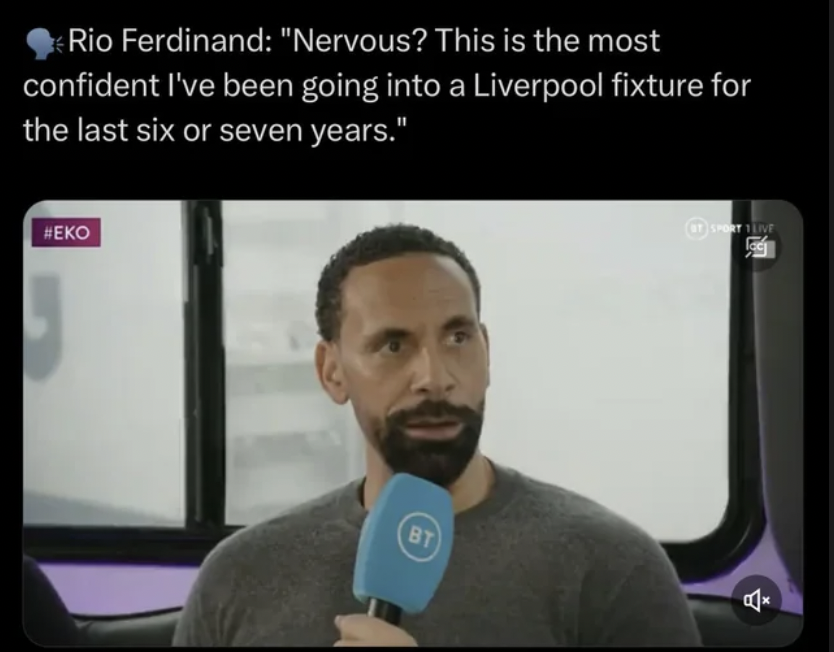 Livin_Liverpool's tweet photo. Six or seven Rio? It's seven @rioferdy5 https://t.co/ZnrkyhJPbm