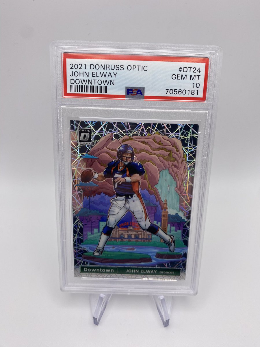 BlockandChains's tweet photo. 2021 DONRUSS OPTIC JOHN ELWAY DOWNTOWN #DT24
$200 shipped @sports_sell @CardsMotor @CardboardEchoes @TheHobby247 @HobbyRetweet_ https://t.co/lYSwLVhu16