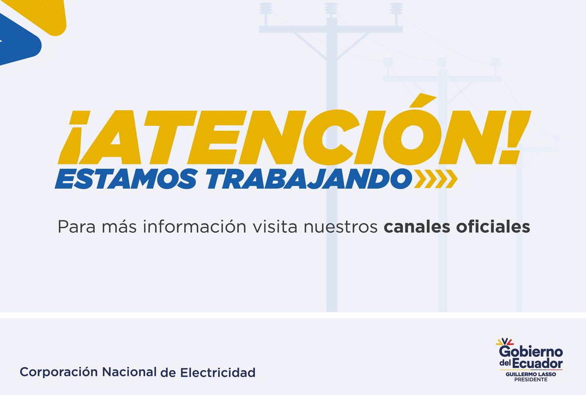 Servicios CNEL EP tweet media