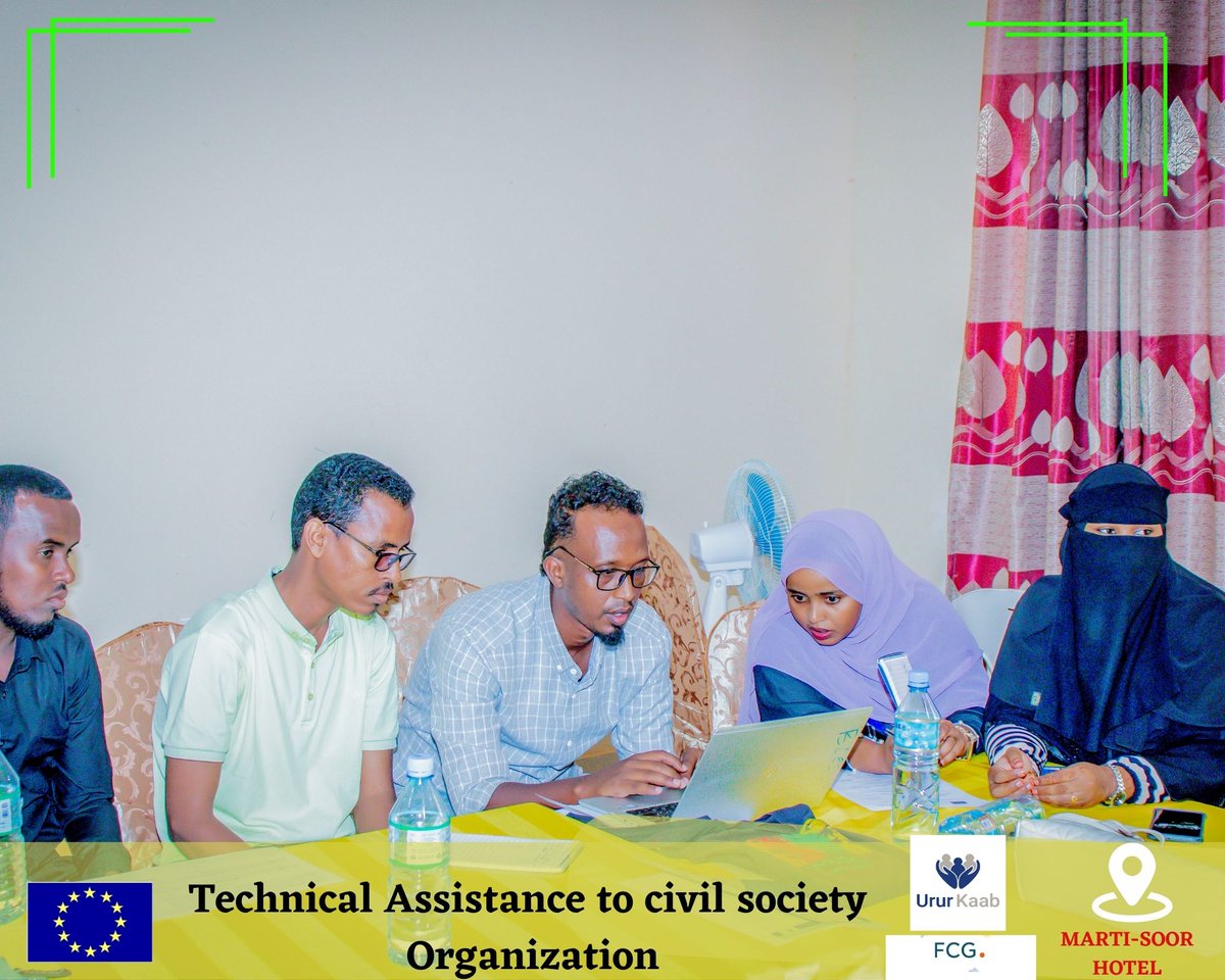 In Burao, a civil society capacity building workshop on financial management is currently underway. This training is being attended by 23 officers from 11 CSOs in eastern Somaliland (Sahil, Togdher, and Sanaag). Thanks to <a href="/EU_in_Somalia/">EU Delegation Somalia</a>