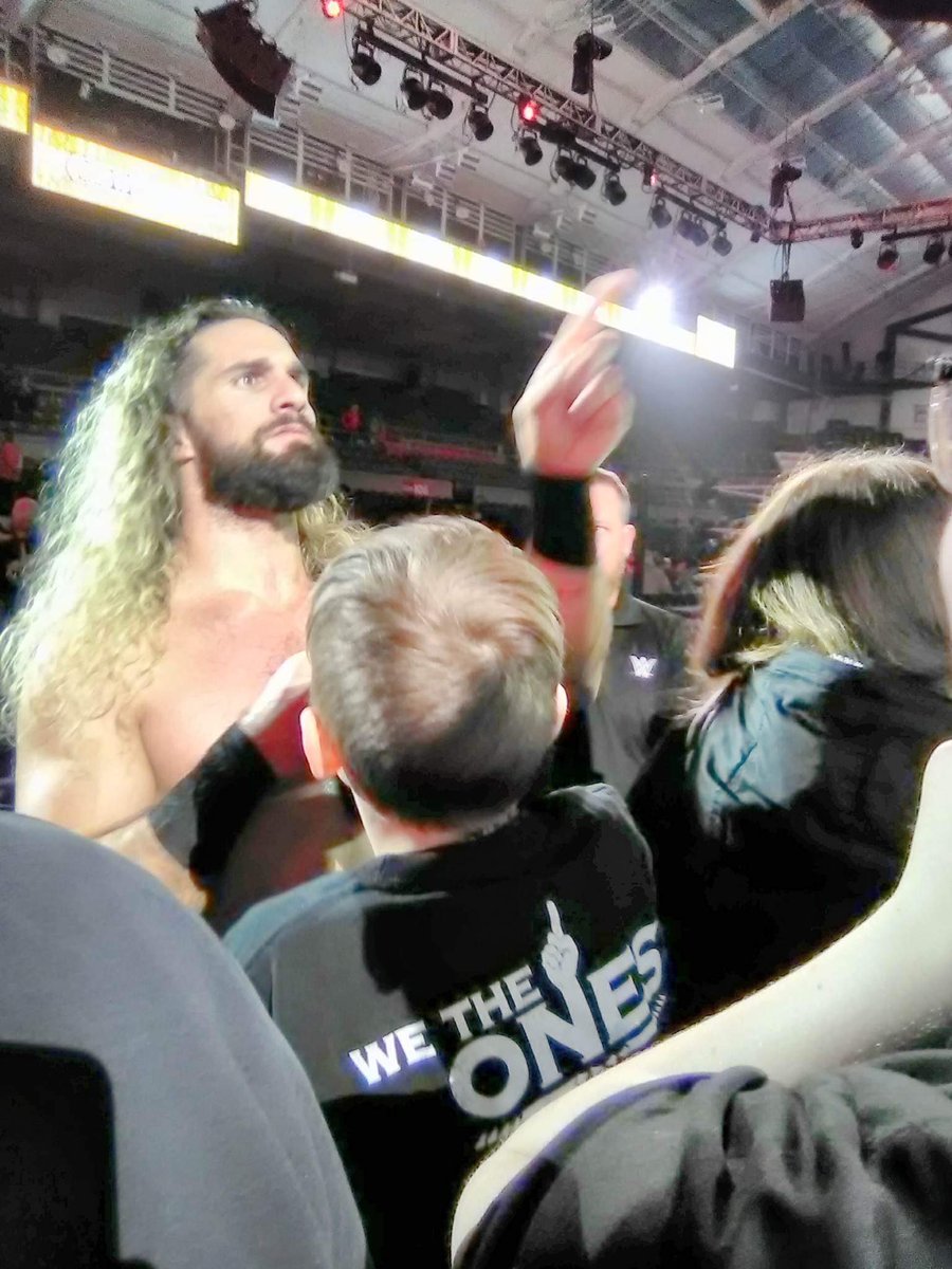 best night ever, met my favorite man ever. #WWESyracuse
