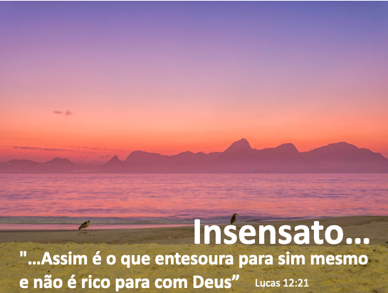 prgustavodesa's tweet photo. A insensatez é trabalhar a vida toda, guardar recursos, se aposentar e no final da vida viver de forma egoísta e pra si mesmo! #LES #EuEstudoALicao @escolasabatina https://t.co/7kd9fYIqke
