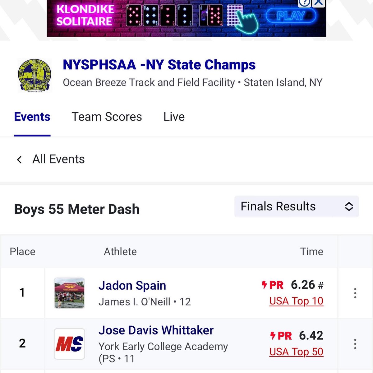 josedavisw1's tweet photo. NEW YORK STATE 55m Runner Up 6️⃣.4️⃣2️⃣ NEW PR https://t.co/RrTDB9fWIz
