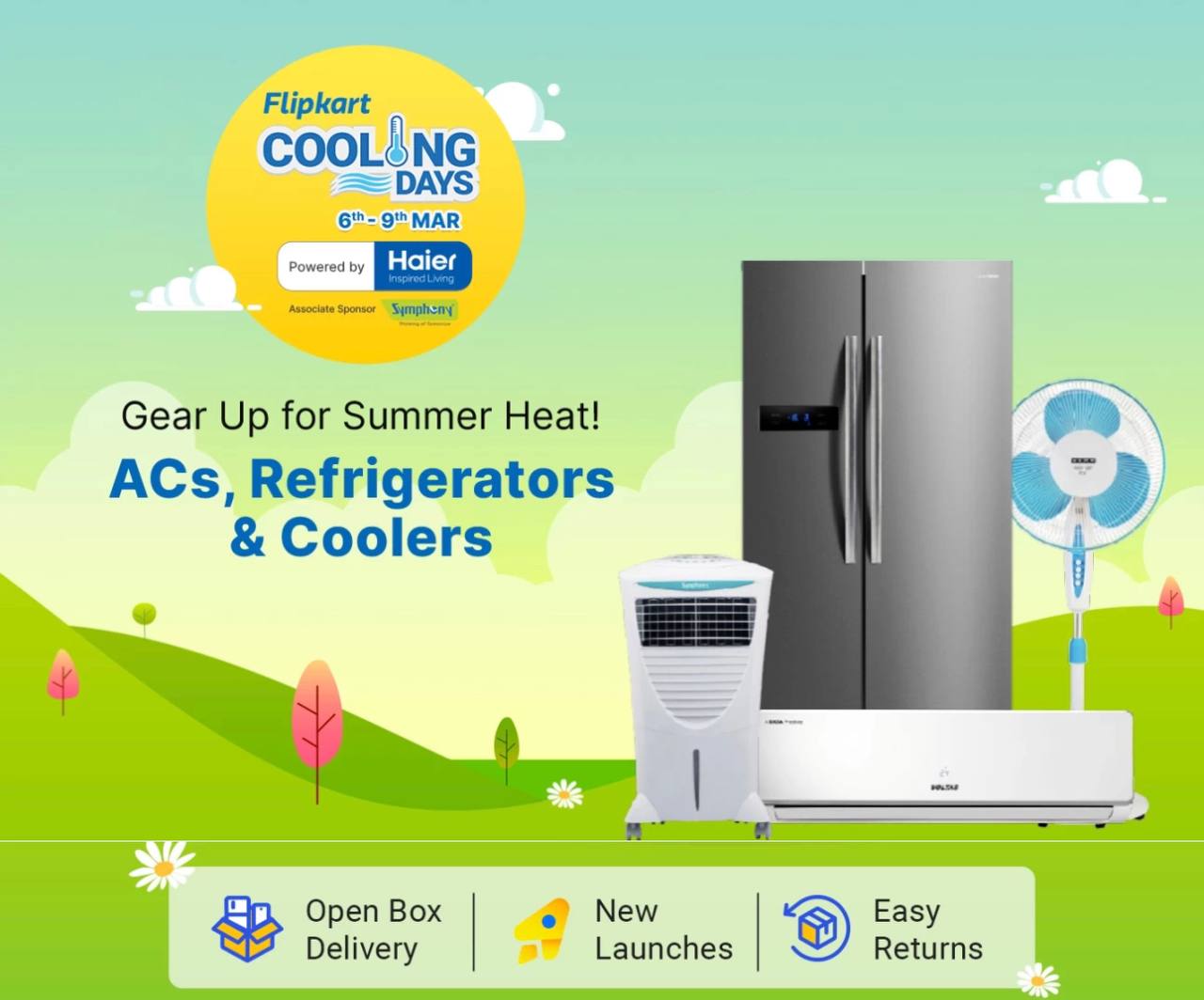 Flipkart पर शुरू हुई Flipkart Cooling Days सेल, आधी कीमत पर घर लाए AC, कूलर और रेफ्रिजरेटर-Flipkart Cooling Days sale started on Flipkart, brought home AC, cooler and refrigerator at half price