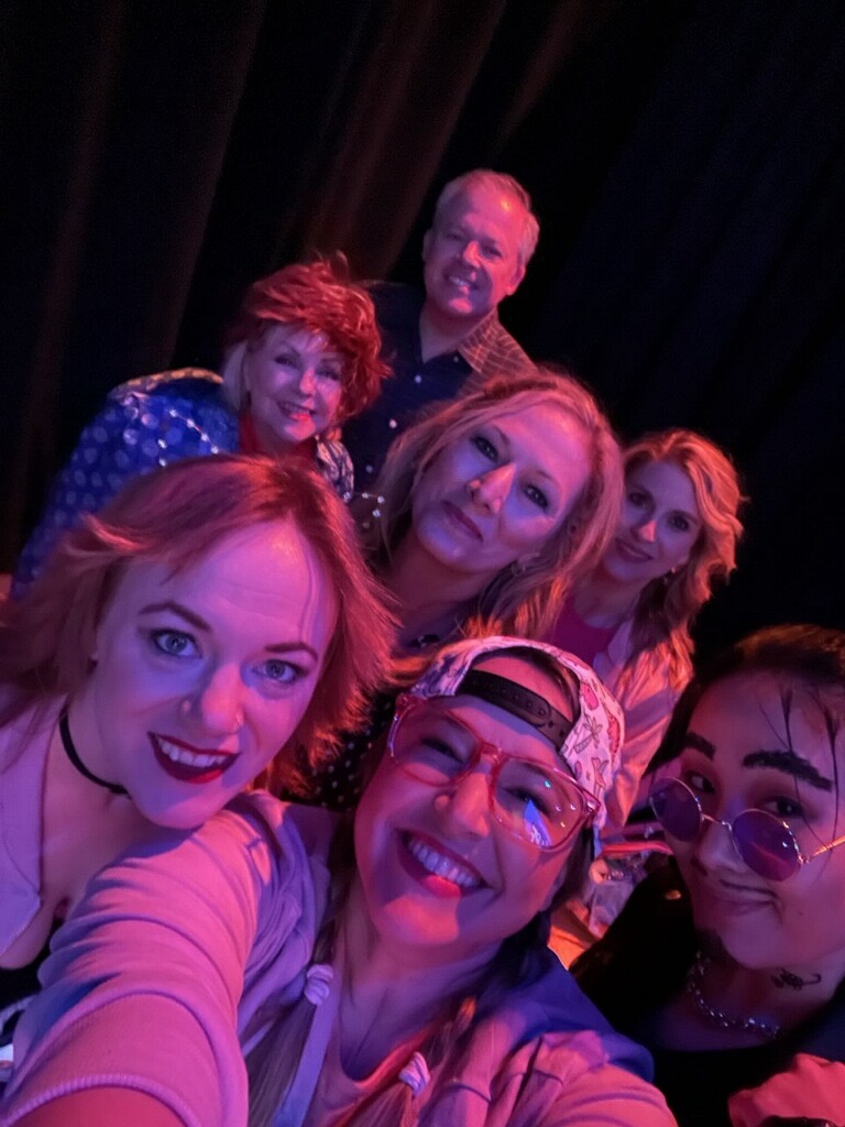 troxbirds's tweet photo. The daily drudgery and stress of being a producer is all worth it because it is so much fun being in this amazing show with all of these wonderful and talented @sketchworks people. I will miss spending time and being silly with them. #VapeTheMusical will return! https://t.co/hmNGTHnL0W
