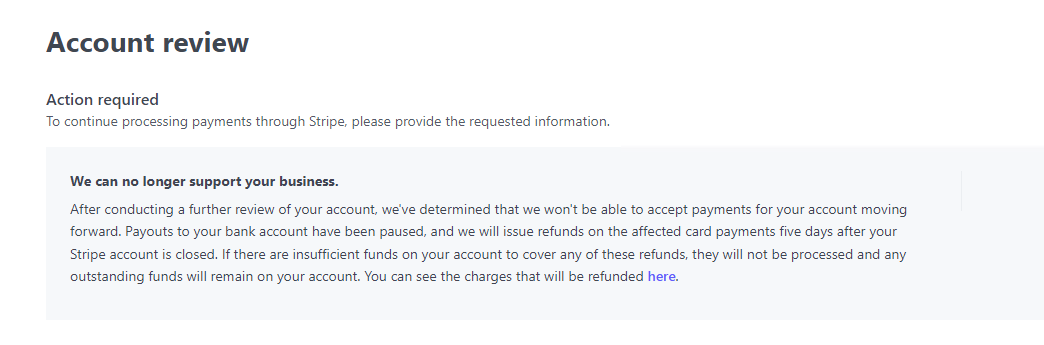 Jscarmen1's tweet photo. @stripe @stripesupport hello 
I only achieved 2 sales, value that does not exceed the 50$ per transaction
Then she sent me the account confirmation using my ID
I have confirmed 
Then the account was closed and I don't know why Please provide a valid reason for closing the account https://t.co/upRSmCTpMK
