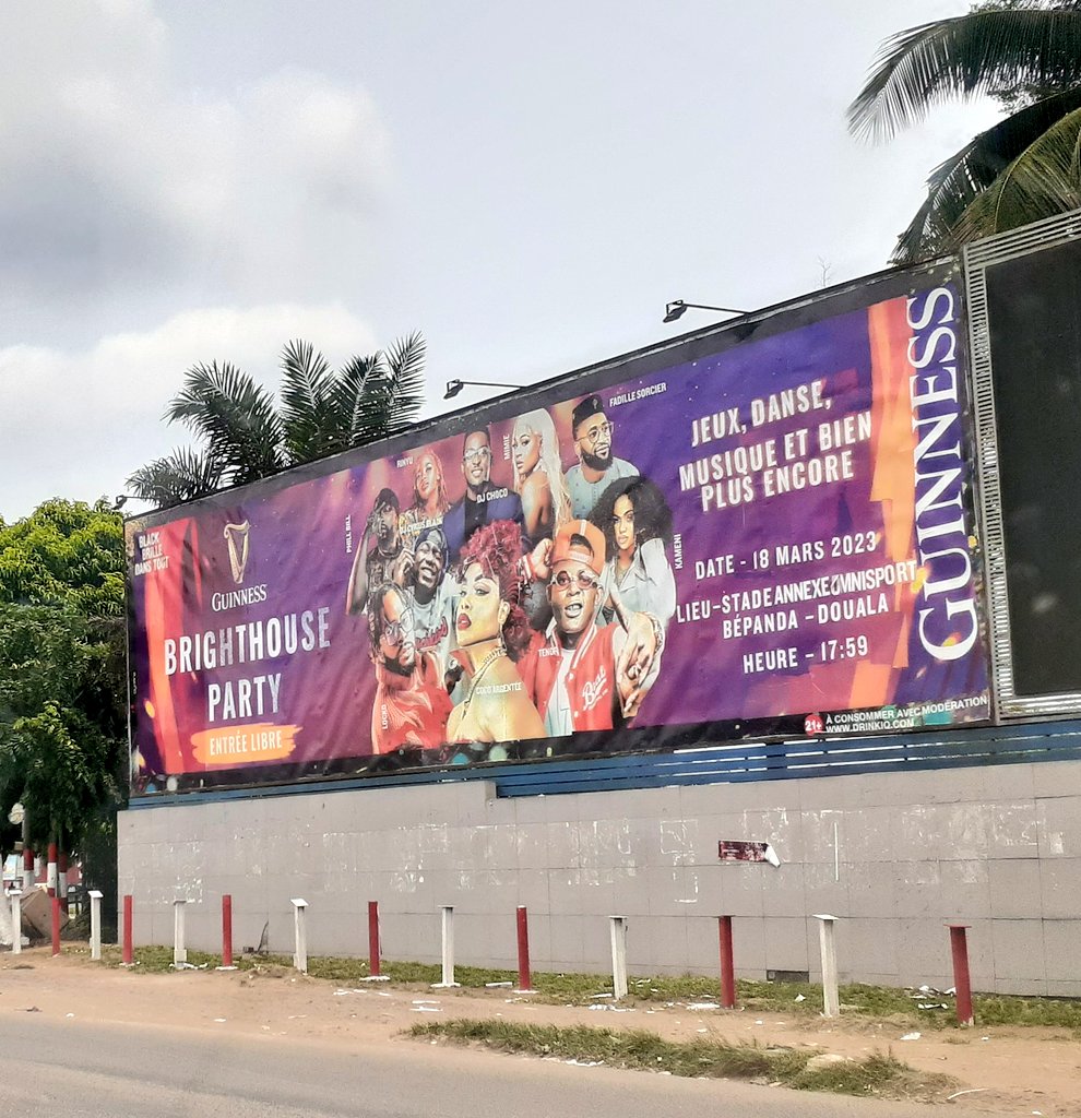 aristidemabatto's tweet photo. #Guinness fait la fête.
#BrighthouseParty ce 18 mars 2023 à partir de 17h59 au stade annexe de Bépenda. Entrée libre.
#SniperDePub https://t.co/iDhruHkrKb