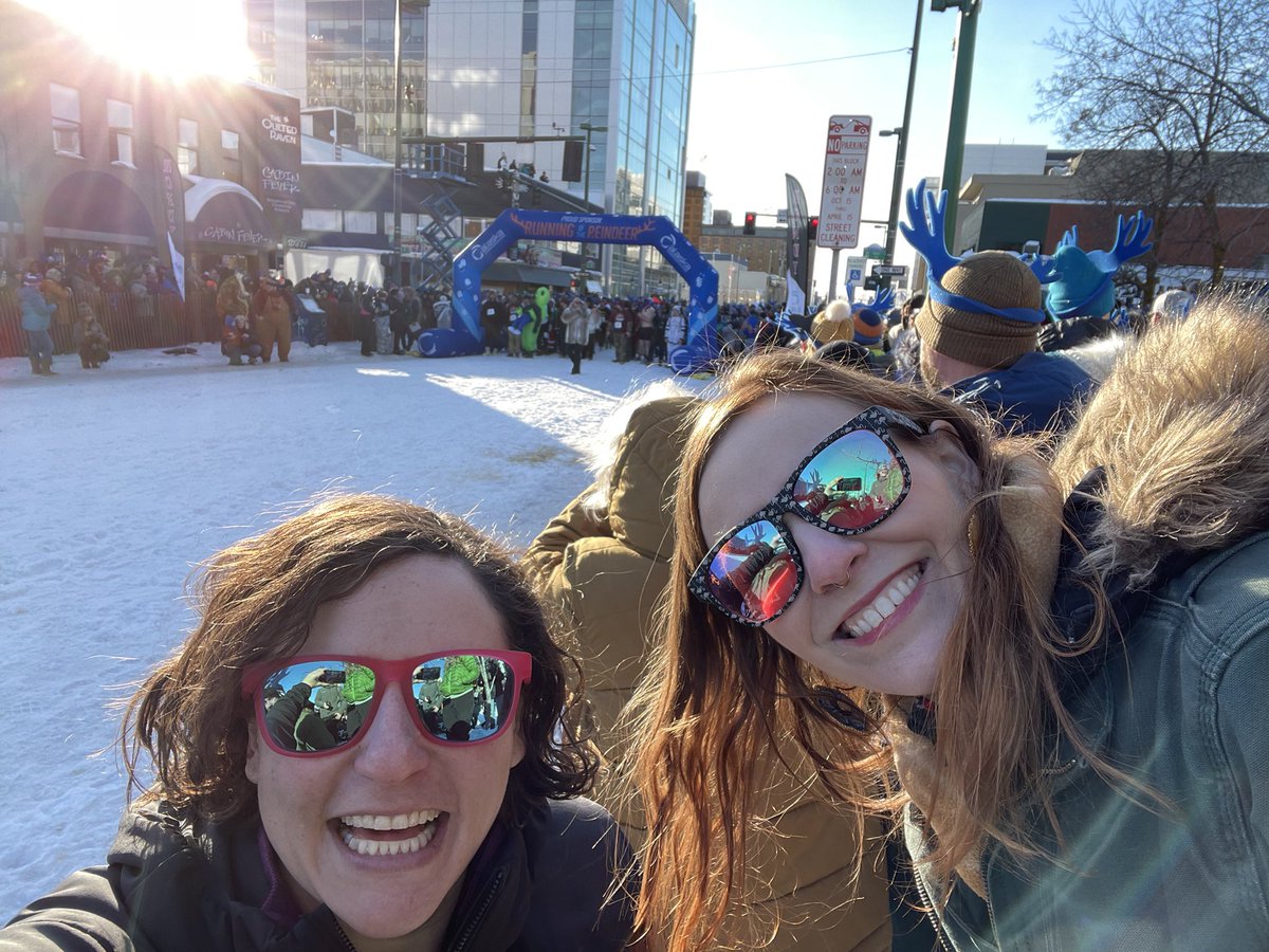 RD_Alaska's tweet photo. Yesterday’s ceremonial start to the #Iditarod was exciting, but the @OfficialRondyAK #RunWithTheReindeer is a great Anchorage tradition too! @1065KWHL #LetItSnowLetItReindeer #HaveYouHerdAboutThis?! https://t.co/k43TstX8m8