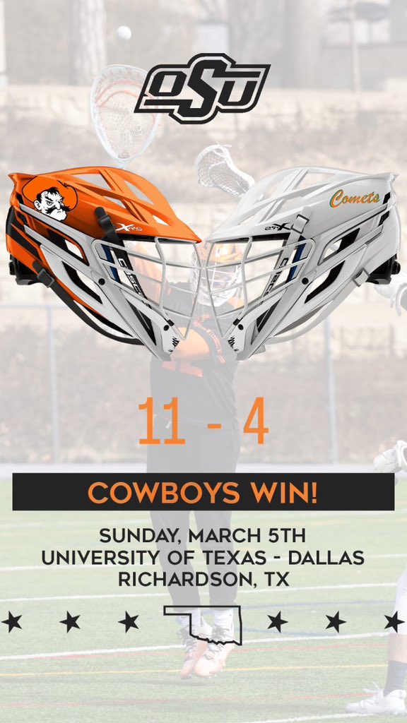 COWBOYS WIN!!!

#CowboyLax | #GoPokes