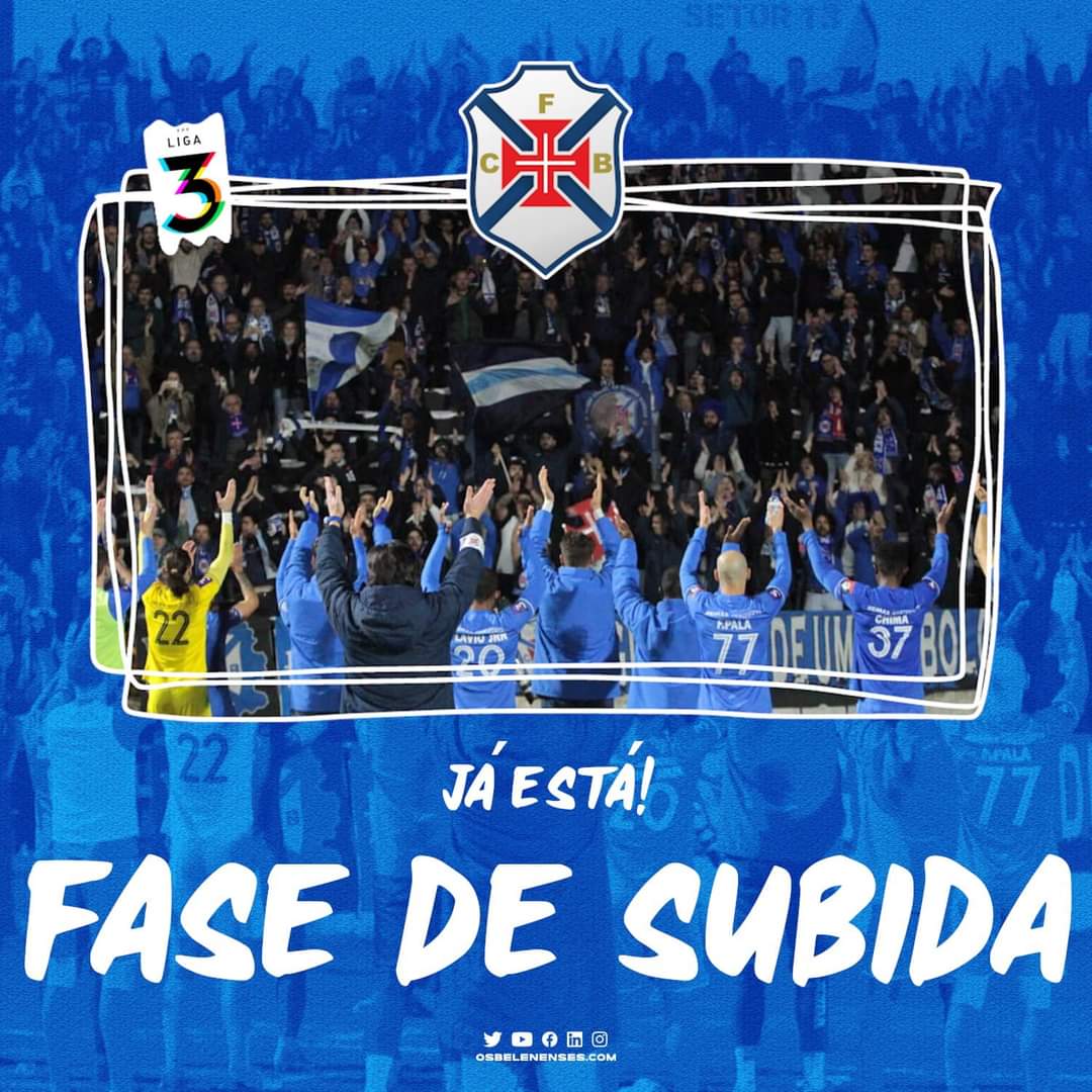 CabineSport's tweet photo. Os Belenenses garantiram acesso à fase de subida à Segunda Liga. https://t.co/k1PmP4DxBJ