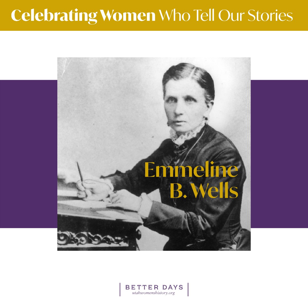 BetterDays2020's tweet photo. "I believe in women, especially thinking women." Emmeline B. Wells shared Utah women's voices with the world for nearly 40 years in the pages of The Woman's Exponent.https://t.co/2sgorLMDIZ

#womenshistorymonth #herstory #utahwomenmakehistory #womenshistorymonth2023 https://t.co/9NgKHO2Wrs