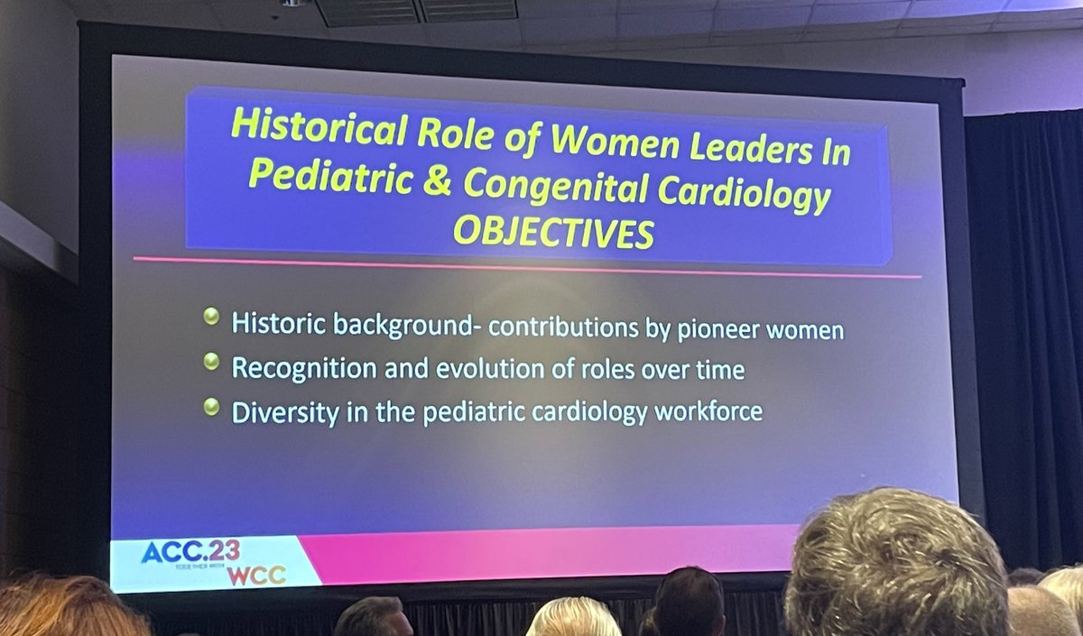 It's always interesting to learn #medhistory !! Especially ACPC WIC! #ACC23 #WCCardio #CardioTwitter Thank you Dr. Kreutzer! #ACCWIC @kiddiehearts @DrJenniferCo_Vu @anudodejamd @AlainaKipps