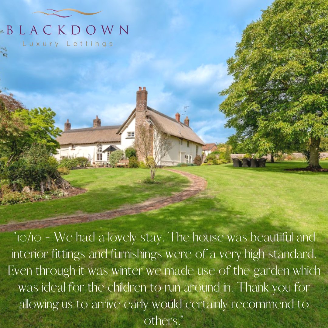 Some feedback from guests at Lower Leigh!
.
.
.
#blackdownluxurylettings #hottub #holiday #devon #blackdownhills #devonstays #countrycottage