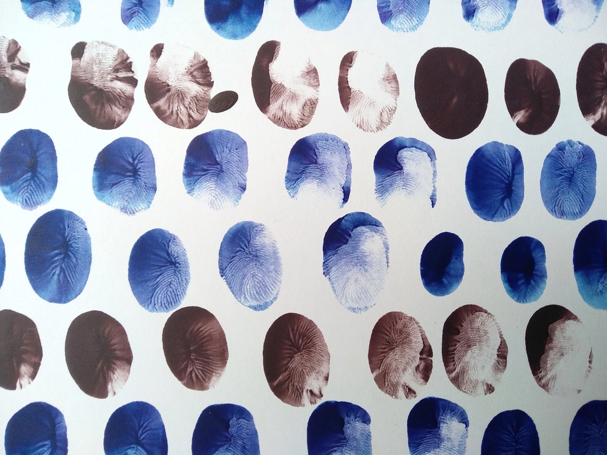 Fingerprints. Partitura 1
"The question is never what to draw, only how to draw" Robert Ryman. I like this saying, and let it be the motto of this series.