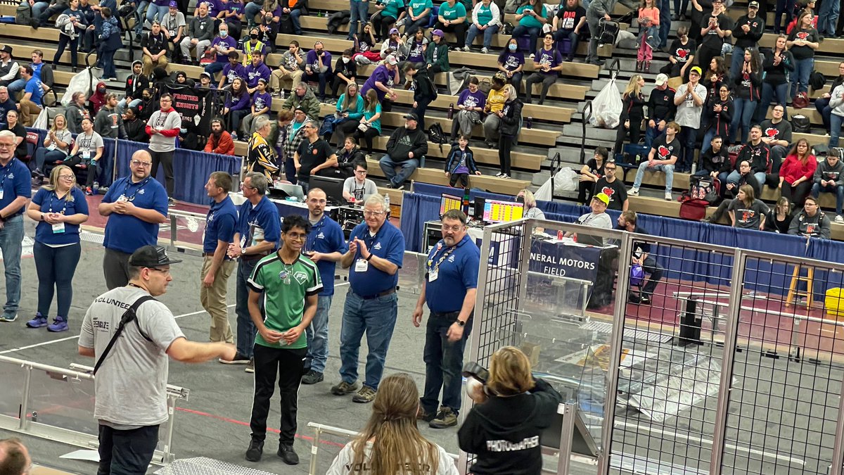 FIRST Robotics Competition Team 503 Frog Force (@frogforce) on Twitter photo Eventful weekend at Milford District event. We ended ranked 5th and joined 3rd Alliance with @frc548 & <a href="/frc6618/">WARHBOTS 6618 Flat Rock</a> and made it to semifinals. We were honored to win the Excellence in Engineering award and our own Sanjith won the Dean's List Semifinalist award #TeamREV #ChargedUp Eventful weekend at Milford District event. We ended ranked 5th and joined 3rd Alliance with @frc548 & <a href="/frc6618/">WARHBOTS 6618 Flat Rock</a> and made it to semifinals. We were honored to win the Excellence in Engineering award and our own Sanjith won the Dean's List Semifinalist award #TeamREV #ChargedUp