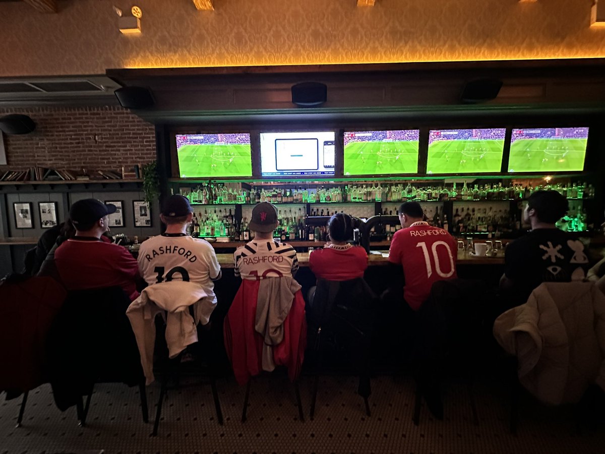 The 2nd half was a lot quieter at the bar 👀 #LiverpoolFC #sevenheaven