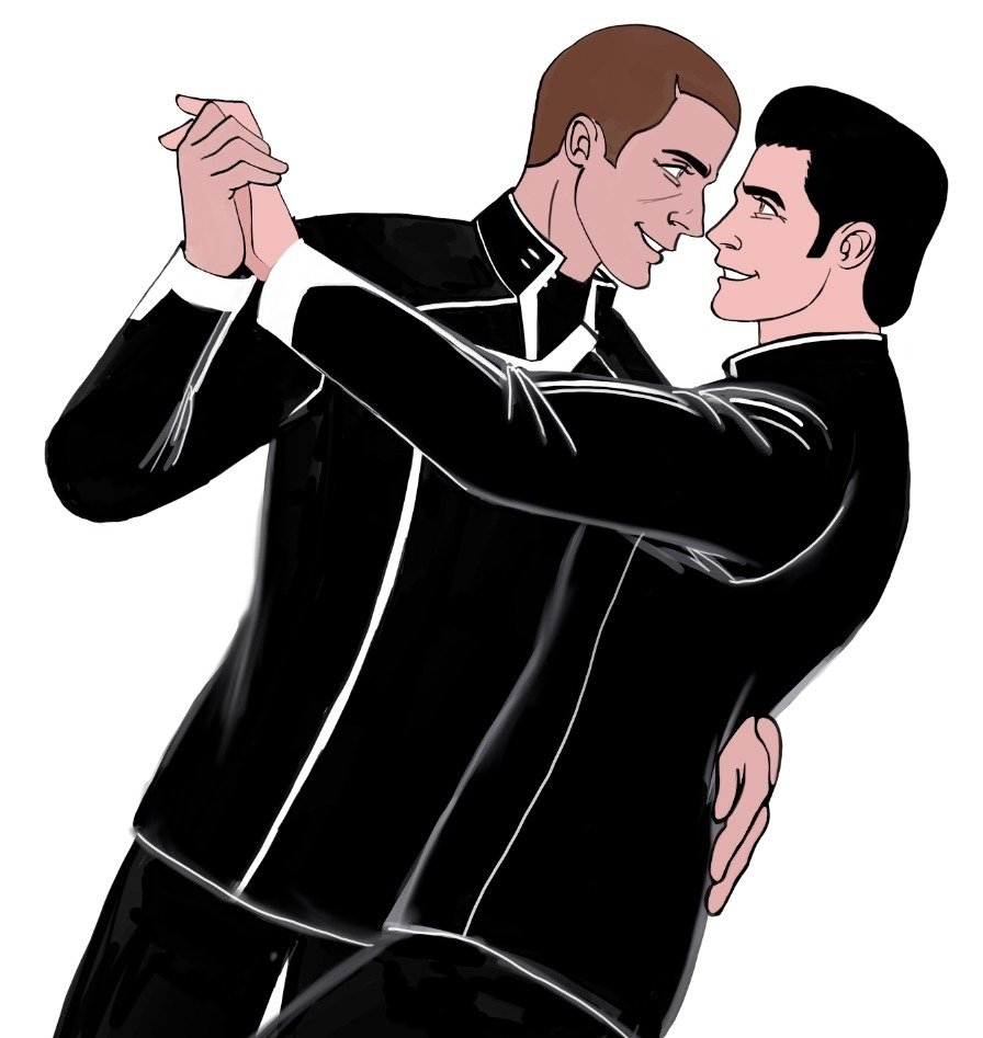 No matter what anyone says, I'm sure that John is the best dancer in the world, especially when he dances with his beloved Kaidan.

#MassEffect #MassEffect3 #mshenko #kaidan #john #shepard #mshepard #yaoi #canon