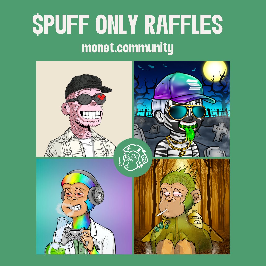 🚨BURN THE PUFF🚨

It's time to blaze up and burn some $PUFF in the most exclusive $PUFF-only raffles over at <a href="/MonetSAC/">Monet | Community, Raffles, and Solana</a>.

🔥Get ready to feel that sweet, deep burn🔥

Raffle links 👇👇

#PUFF #raffle