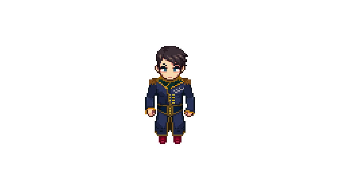 batuhawk's tweet image. Pilot concept design for RPG maker🕴️(demo) 

#pixelart #pixelartist #aseprite