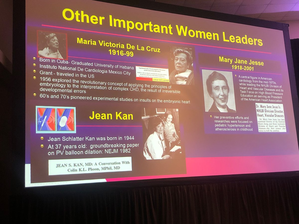 🙏 Fantastic talk by Dr. Kreutzer #ACC23 #ACCACPC women in congenital 🫀 👉Many amazing women leaders in pediatric cardiology @DrJenniferCo_Vu @FredWuMD @serfasj