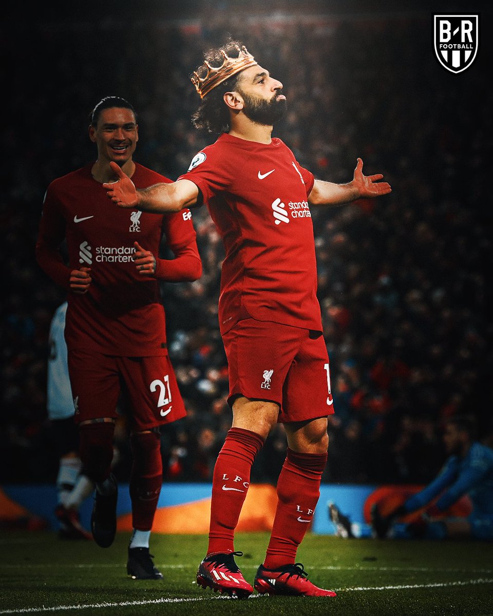 Mo Salah's 129th goal made him Liverpool's all-time leading goalscorer in the Premier League 👑