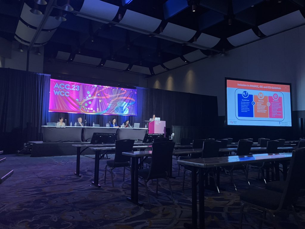 Women As One (@womenas1) on Twitter photo So, where are the women? Today’s session has shown the stark realities of the underrepresentation of women in cardiology leadership roles.
This is a problem we 𝐚𝐥𝐥 have a role in fixing.
#ACC23 #WIC
<a href="/ddefariayeh/">Doreen DeFaria Yeh, MD</a> <a href="/DrMarthaGulati/">Dr. Martha Gulati ♥️🫀❤️🩹🇨🇦</a> <a href="/CMichaelGibson/">C. Michael Gibson MD</a> <a href="/netta_doc/">JK Han MD</a> <a href="/KTamirisaMD/">Kamala Tamirisa MD</a> So, where are the women? Today’s session has shown the stark realities of the underrepresentation of women in cardiology leadership roles.
This is a problem we 𝐚𝐥𝐥 have a role in fixing.
#ACC23 #WIC
<a href="/ddefariayeh/">Doreen DeFaria Yeh, MD</a> <a href="/DrMarthaGulati/">Dr. Martha Gulati ♥️🫀❤️🩹🇨🇦</a> <a href="/CMichaelGibson/">C. Michael Gibson MD</a> <a href="/netta_doc/">JK Han MD</a> <a href="/KTamirisaMD/">Kamala Tamirisa MD</a>