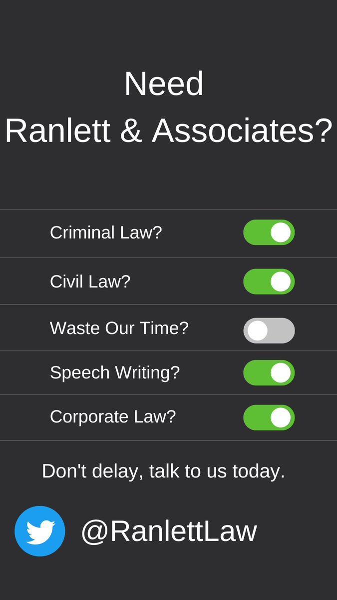 Ranlett &amp; Associates Law Firm is back in action and ready to navigate your legal concerns! Contact us using the Discord link in our bio. 

We are also hiring Attorneys, Interns, and Legal Assistants.