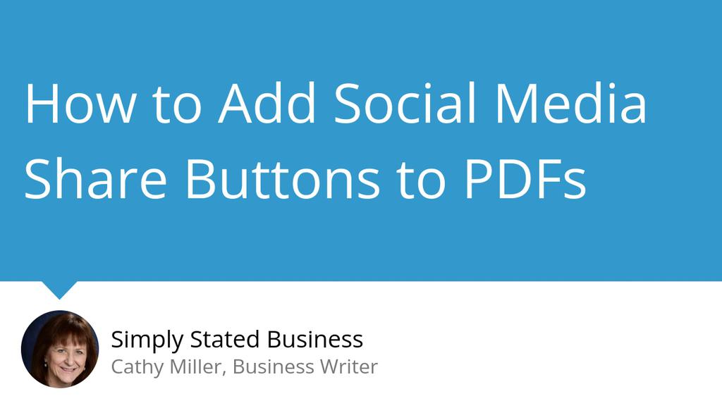 millercathy's tweet image. Imagine if you had a simple way for your readers to share your PDFs. via @millercathy

Read more 👉 lttr.ai/83Sg

#MakeSharingSimple #PdfDocuments