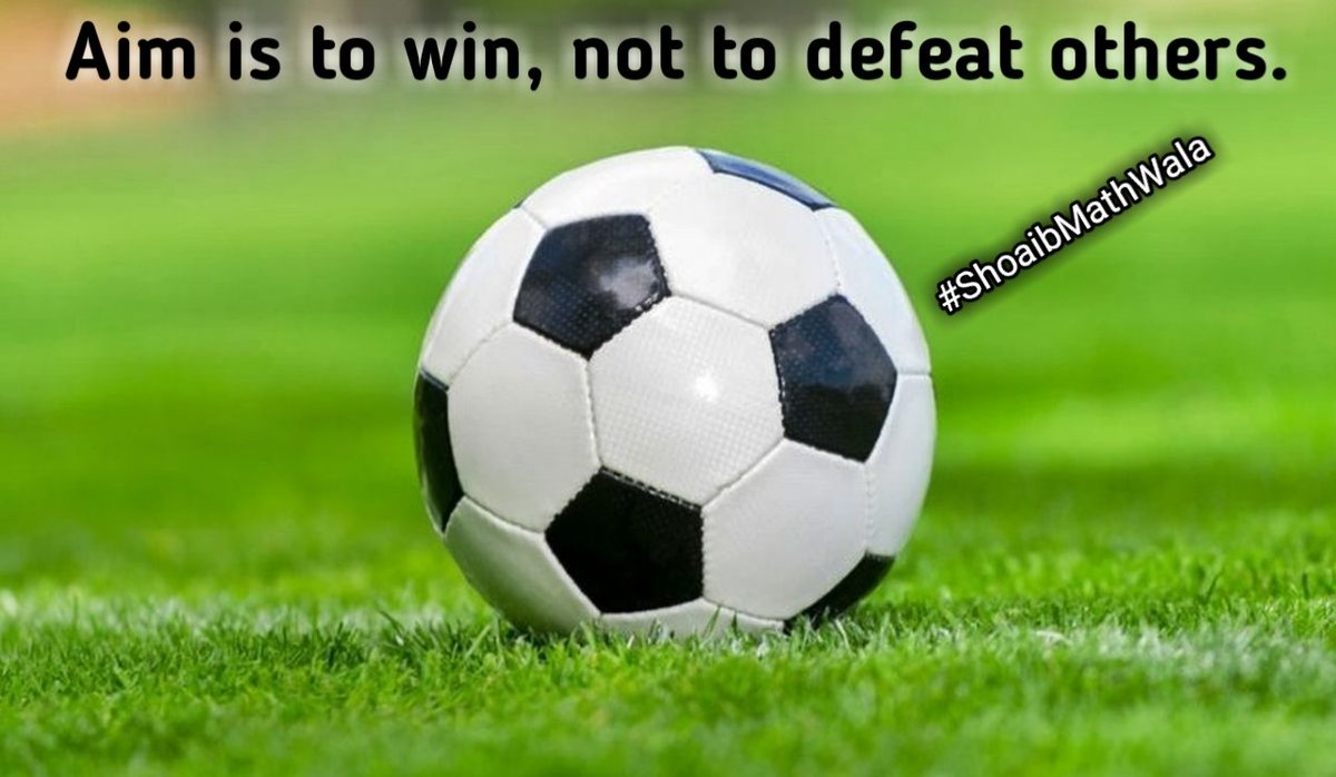 ShoaibShaBiii's tweet photo. Aim is to win, not to defeat others. https://t.co/gI4G1A8PiC