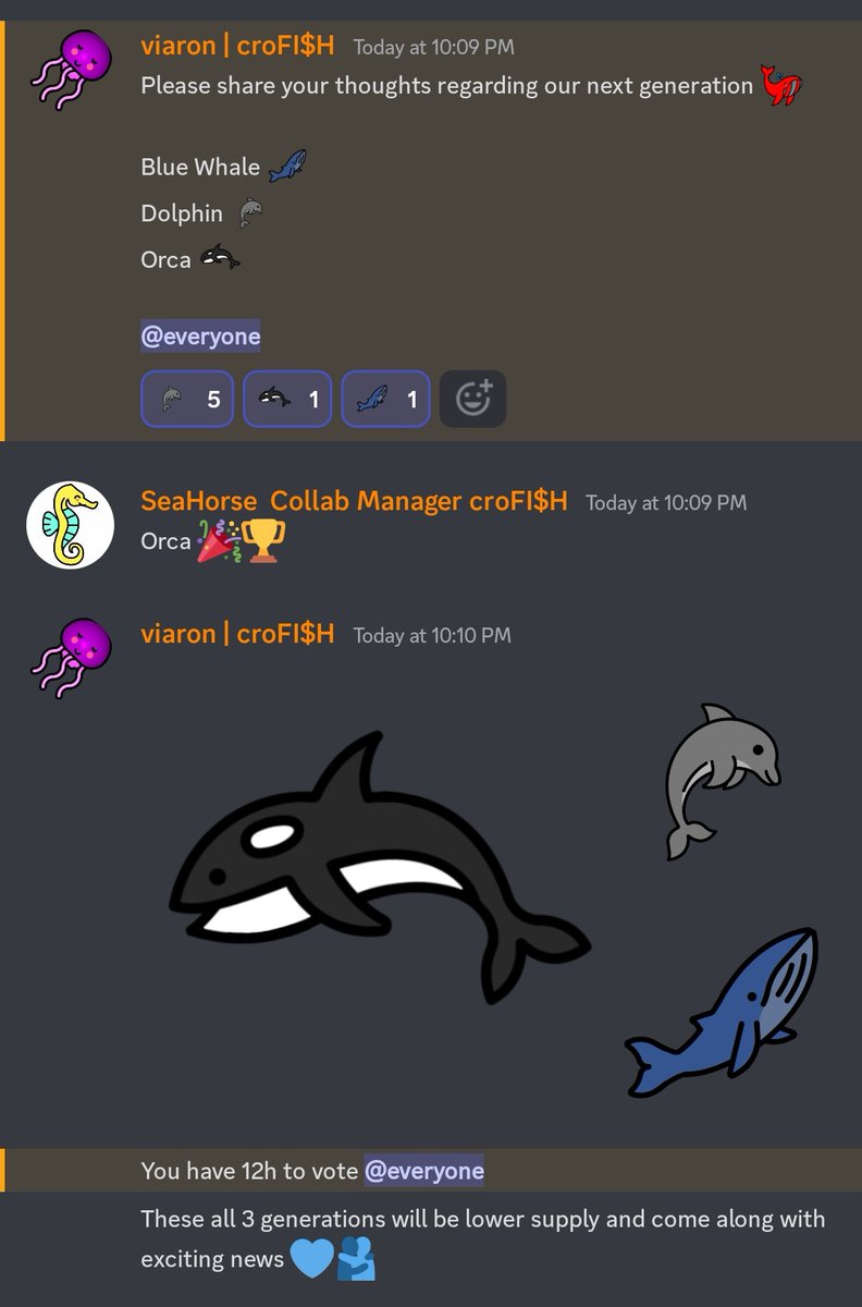 We wish everyone a good week ahead.

Join us and have your word for the future of the project 💙🫂

#crofam #CronosNFT #FFTB #CRO #CronosChain #NFT #NFTGiveaway #NFTCommmunity 

linktr.ee/crofish