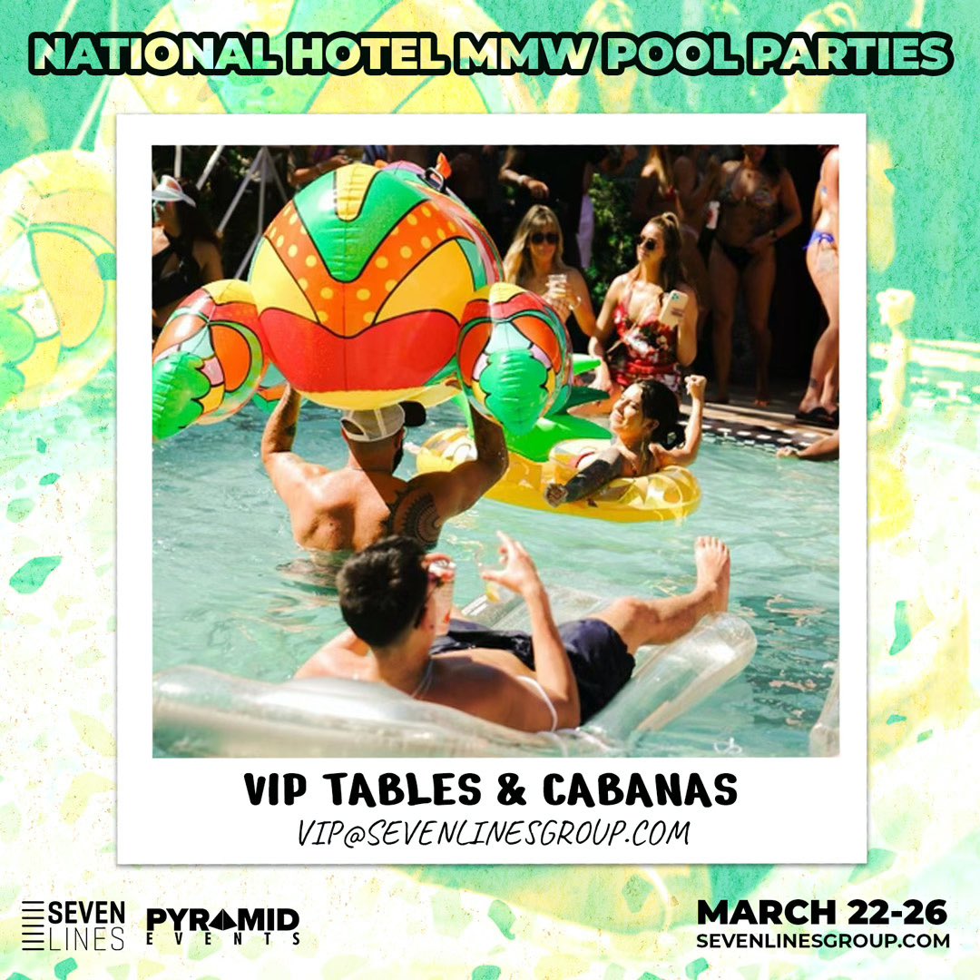 National Hotel MMW Pool Parties