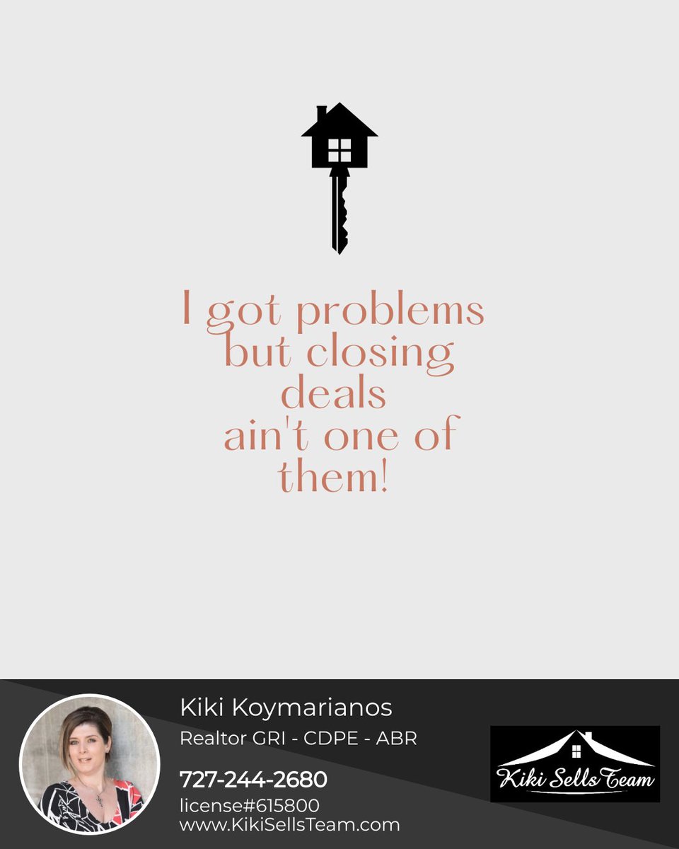 You'll never have a problem when I'm your agent!
#KikiSellsTeam
#investinginrealestate #luxuryproperty #luxuryapartment #housingmarket #ILoveRealEstate #HouseHunter #realestatematchmaker #Realestateofmind