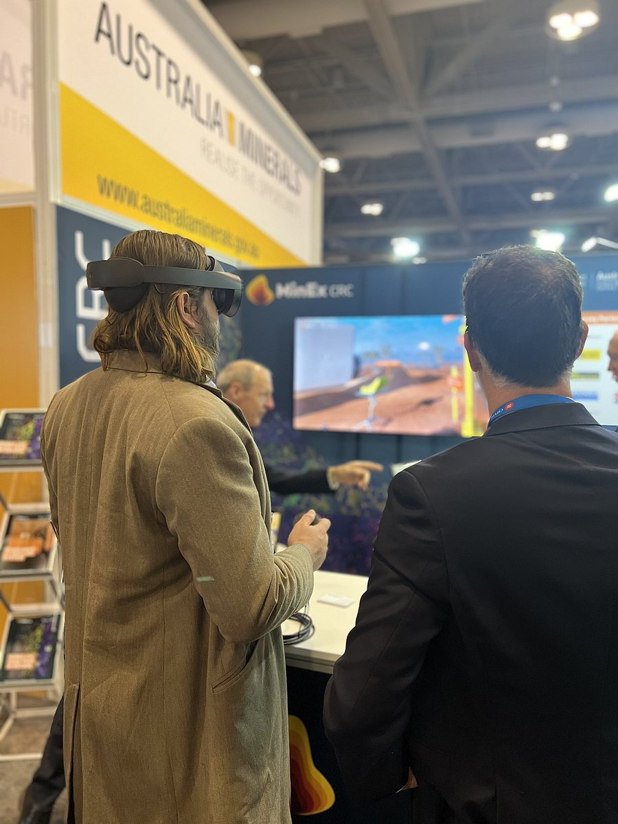 #VR #digitaltwin #CT drilling #MinExCRC #PDAC2023