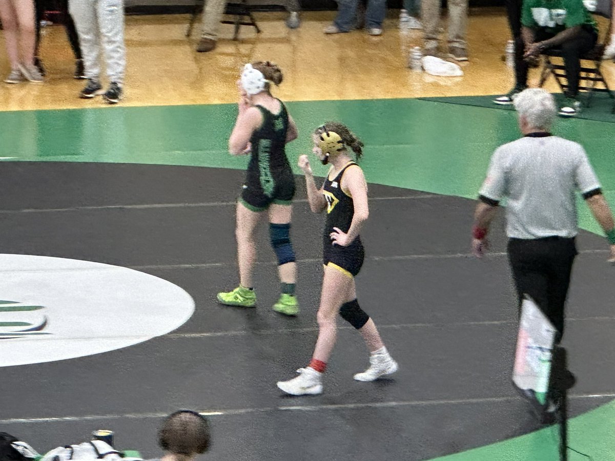 Vita Savage will Wrestle for the Championship. She is officially STATE BOUND!!!