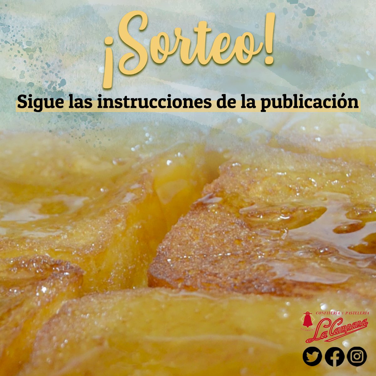 LaCampanaConfit's tweet image. 🚨¡TENEMOS SORTEO!🚨

¿Quieres un pack de 8 torrijas de La Campana?

Solo tienes que:
☑️ Seguir a @LaCampanaConfit.
🔄 Hacer RT.

¡El viernes 10 de marzo daremos el ganador!

¡Vamos!

BBLL: docdroid.net/0bFu5fS/bases-…