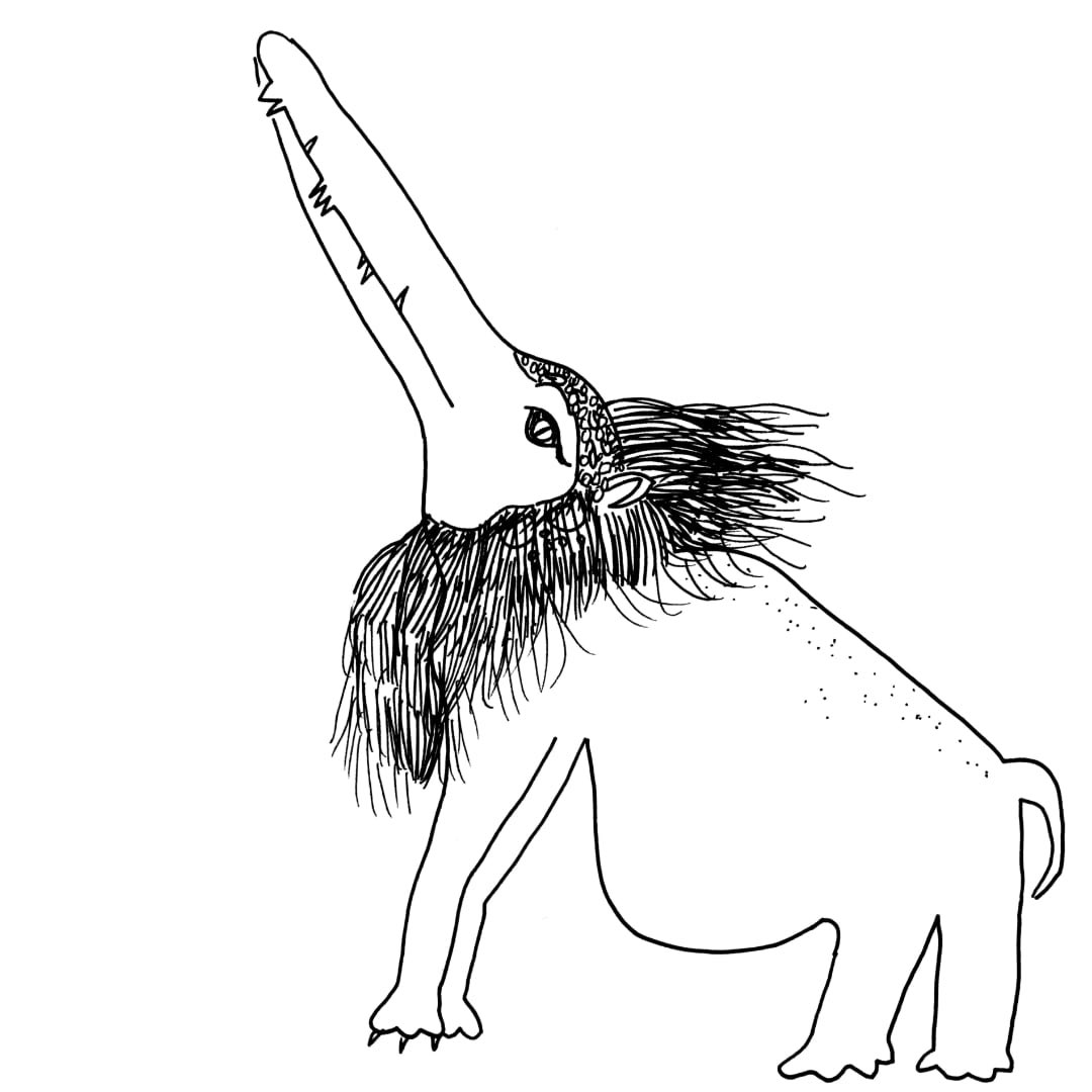 daisyfires's tweet image. The devourer 7 of 7 #devourer #doodle #ammit