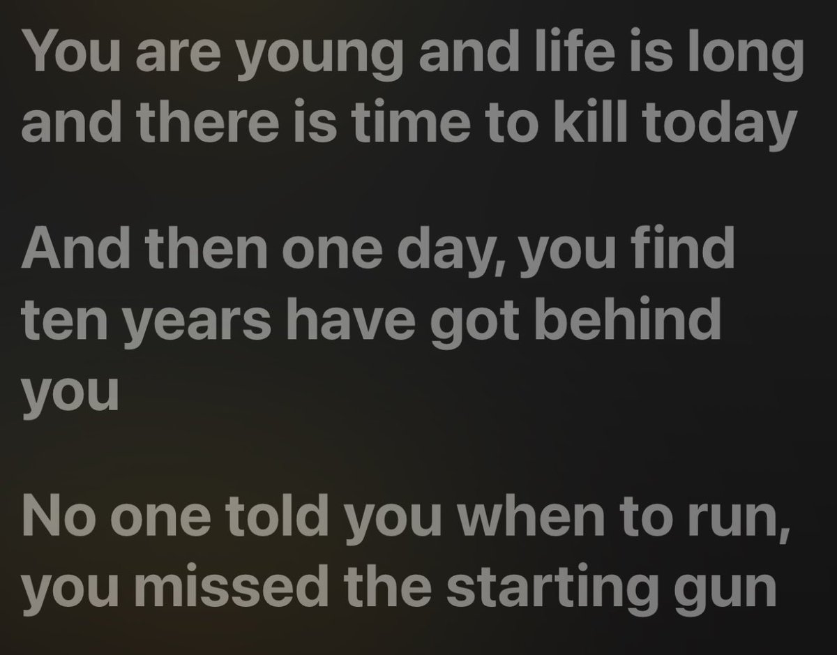 mcdev's tweet image. I think the reason #DarkSideOfTheMoon resonates so consistently 50 years on is that it is evergreen.

Generations become weary and tired and relate to it as they grow older; they move from inspired, to dread, then acceptance of the pointlessness of life.

♾️ #DSotM